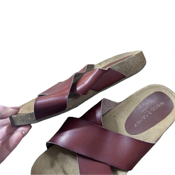 Rock and Candy Caragan Leather Slides size 6 - Picture 3 of 7